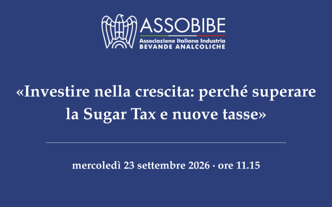 EVENTO SUGAR TAX 23.09.2026