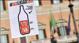 SUGAR TAX – I DANNI ECONOMICO-SOCIALI ALLA FILIERA AGROALIMENTARE